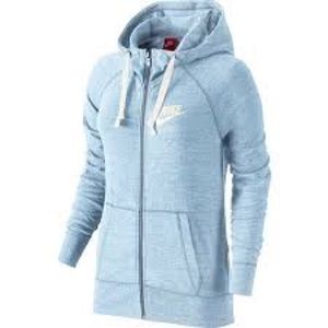 blue nike zip up